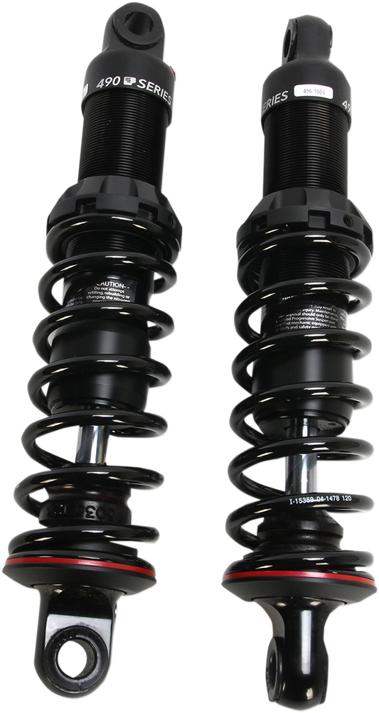 Progressive 490 Standard 12" Rear Shocks 1993-2023 Harley Davidson Touring FLHX