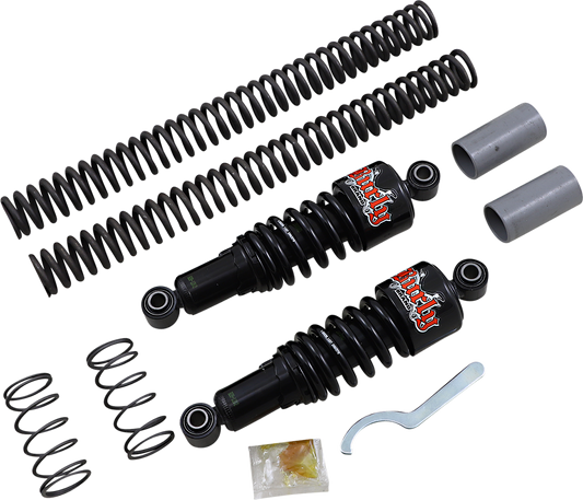 Burly Brand Slammer Black Suspension Lowering Kit for 2006-2017 Harley Dyna FXD