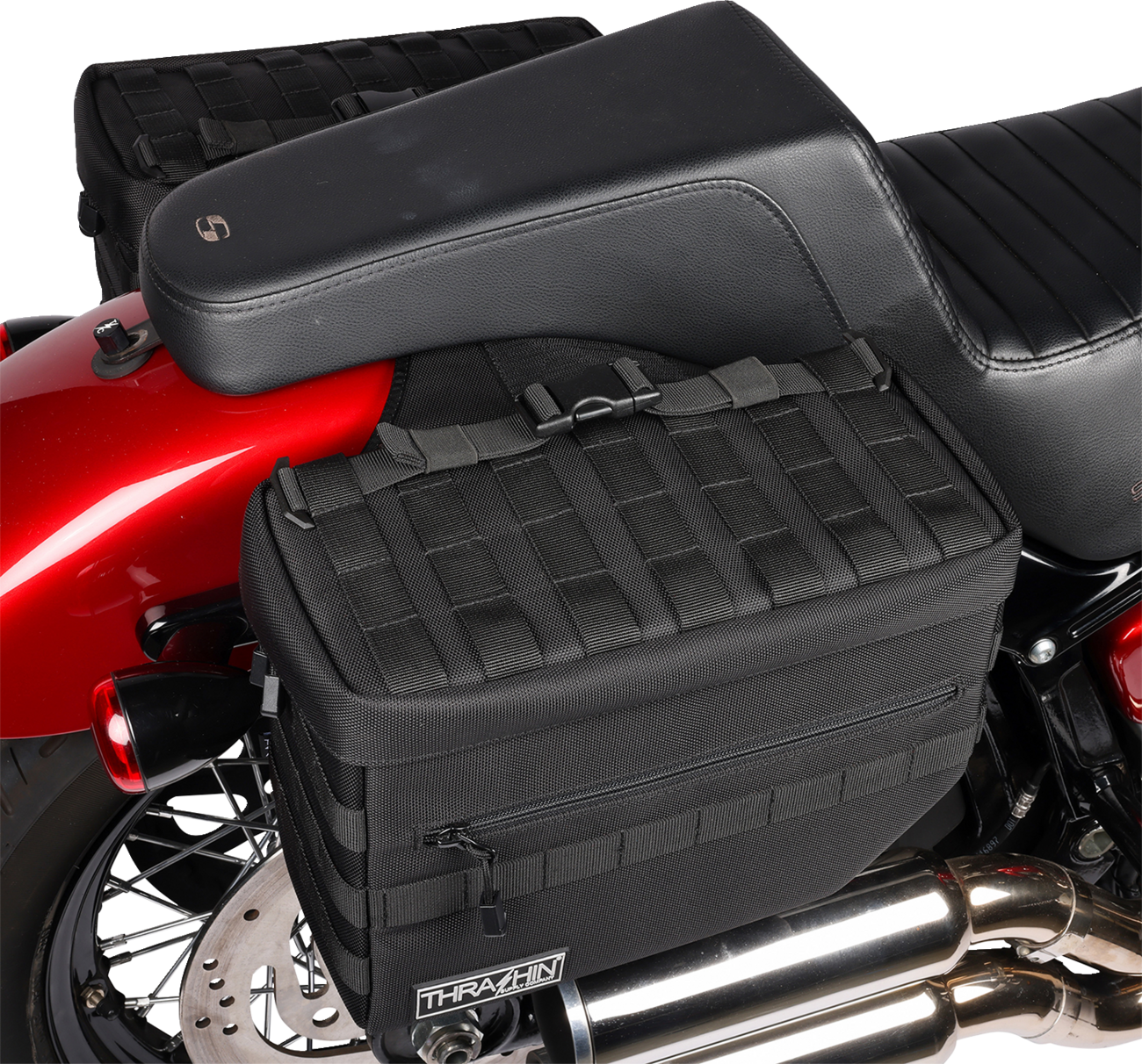 Thrashin Escape Storage Saddlebags for 1982-2023 Harley Softail Dyna TSB-0007