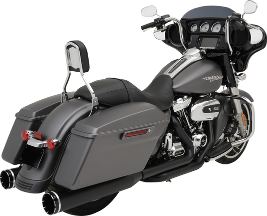 Khrome Werks Dominator SR 2-1-2 Black Exhaust System fits 2017-26 Harley Touring