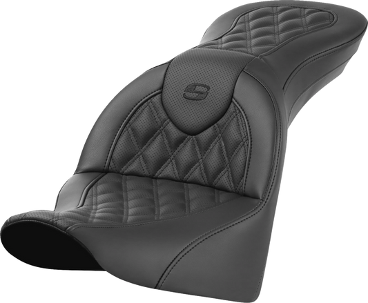 Saddlemen Roadsofa Lattice Gel Seat fits 2018-2025 Harley Softail Heritage Slim