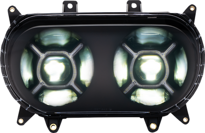 Custom Dynamics Double-X LED Headlight Assembly 2015-2024 Harley Road Glide FLTR