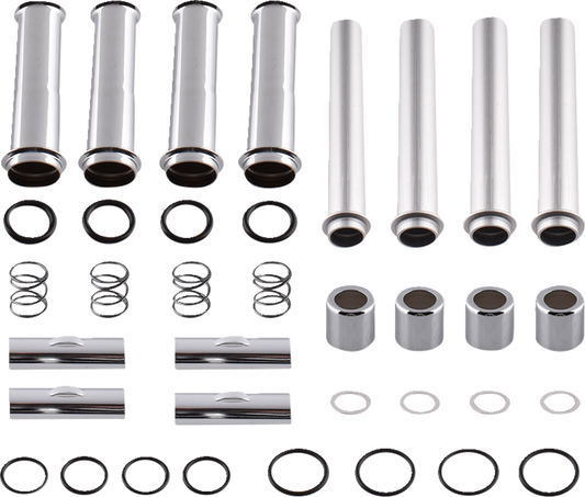 Drag Specialties Chrome Pushrod Tube Kit for 2017-2021 Harley Davidson M8