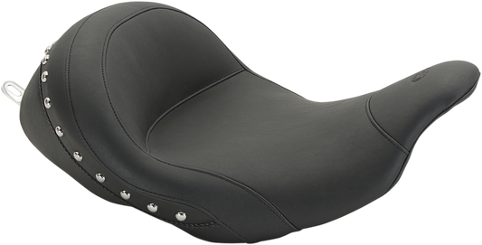 Mustang Lowdown Studded Solo Seat fits 2008-23 Harley Touring Electra Road Glide