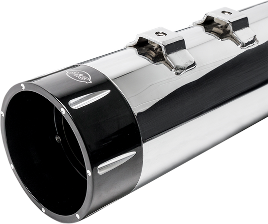 S&S MK45 Slip on Exhaust Mufflers 2017-2022 Harley Touring Street Glide FLTRX