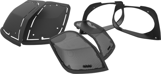 Hogtunes Saddlebag Cut In Lid Kit for 6 x 9 Speakers fits 2014-22 Harley Touring