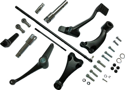 Harddrive Black Motorcycle Forward Control Kit 2014-2020 Harley Sportster Models