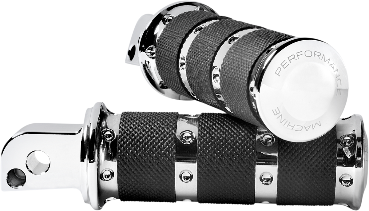Performance Machine XLS Chrome Foot Pegs 2018-2020 Harley Softail FXFB FLSL FLHC