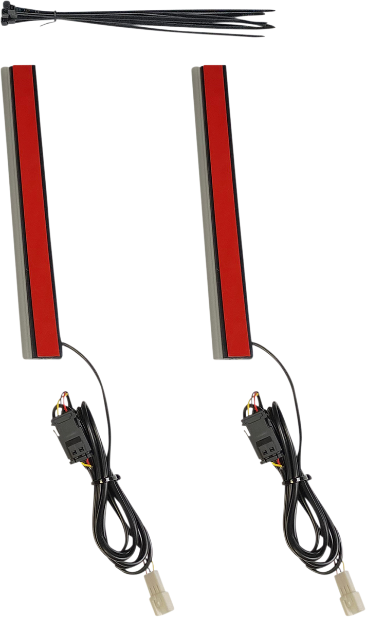 Custom Dynamics Plasma Rods 14" Red LED Universal Rear Lights Harley Davidson