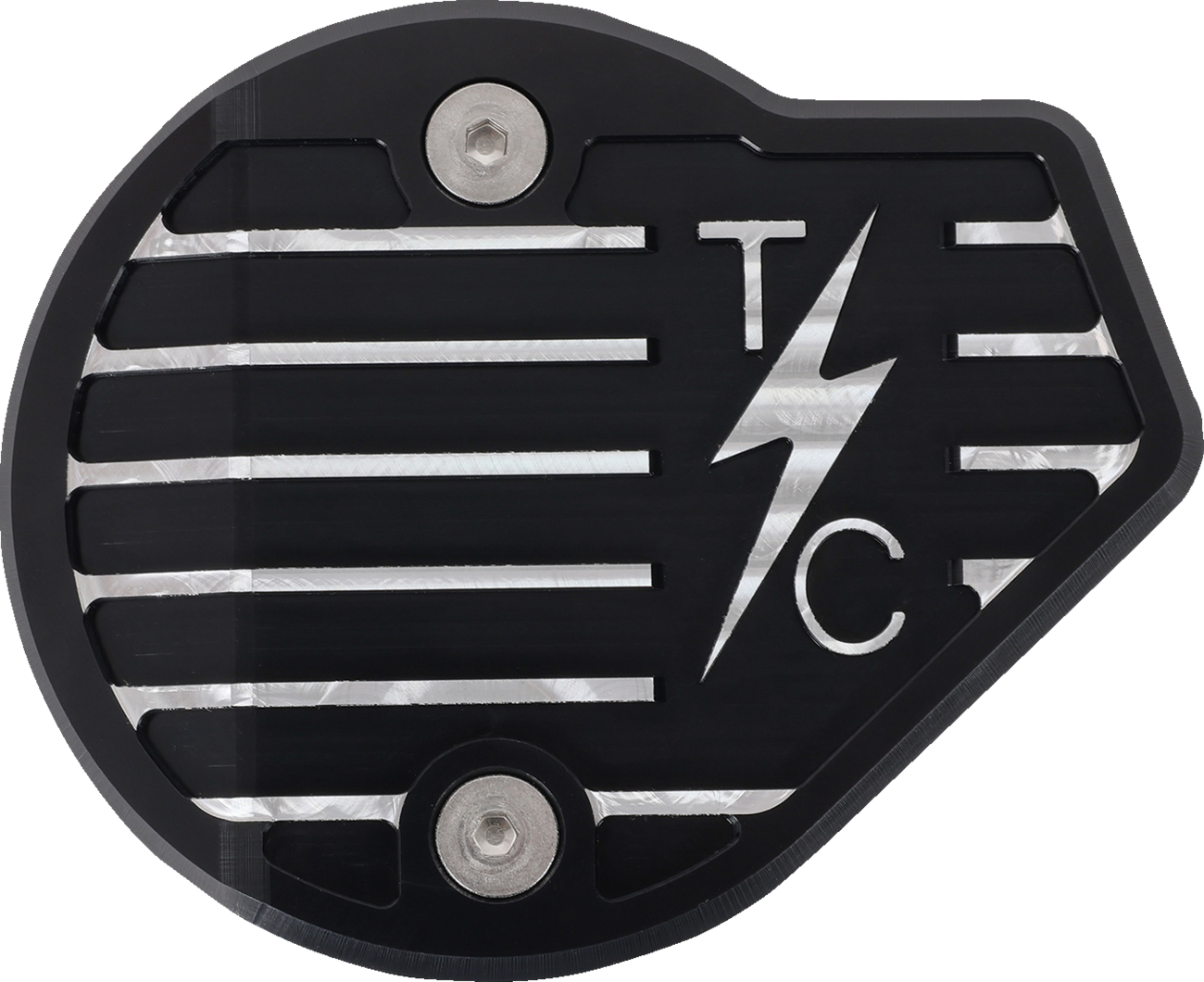 Thrashin Supply Finned Black Cam Cover for 2023-2024 Harley Touring TSC-3029-4
