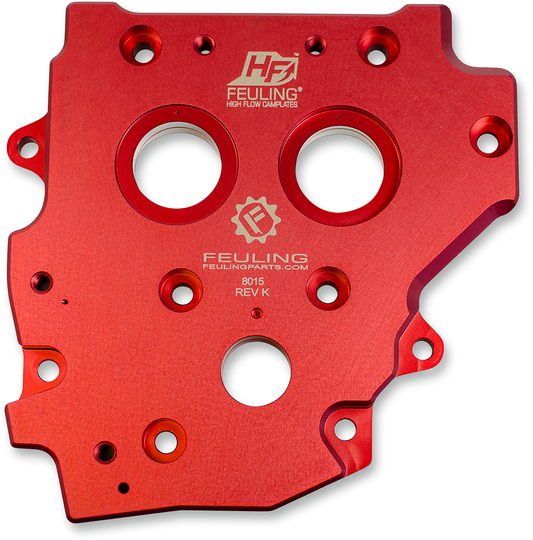 Feuling Red High Flow Cam Plate 2007-2017 Harley Dyna Touring Softail FLHX FXSTC