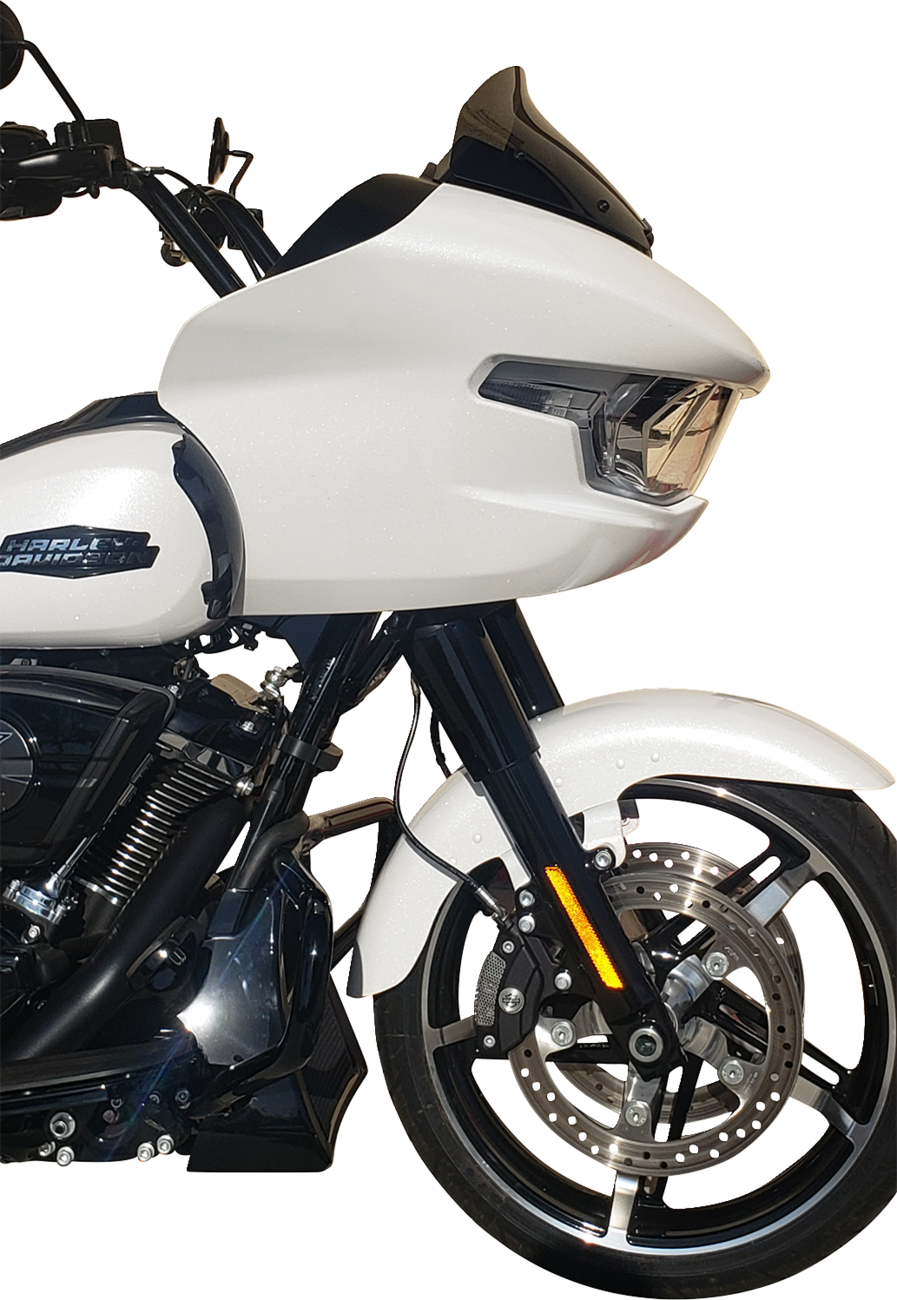 Wind Vest 10.5" Dark Smoke Fairing Windshield fits 2023-2025 Harley Road Glide