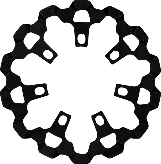 Lyndall Racing Enforcer Black Front Brake Rotor for 2020-2023 Harley Road Glide