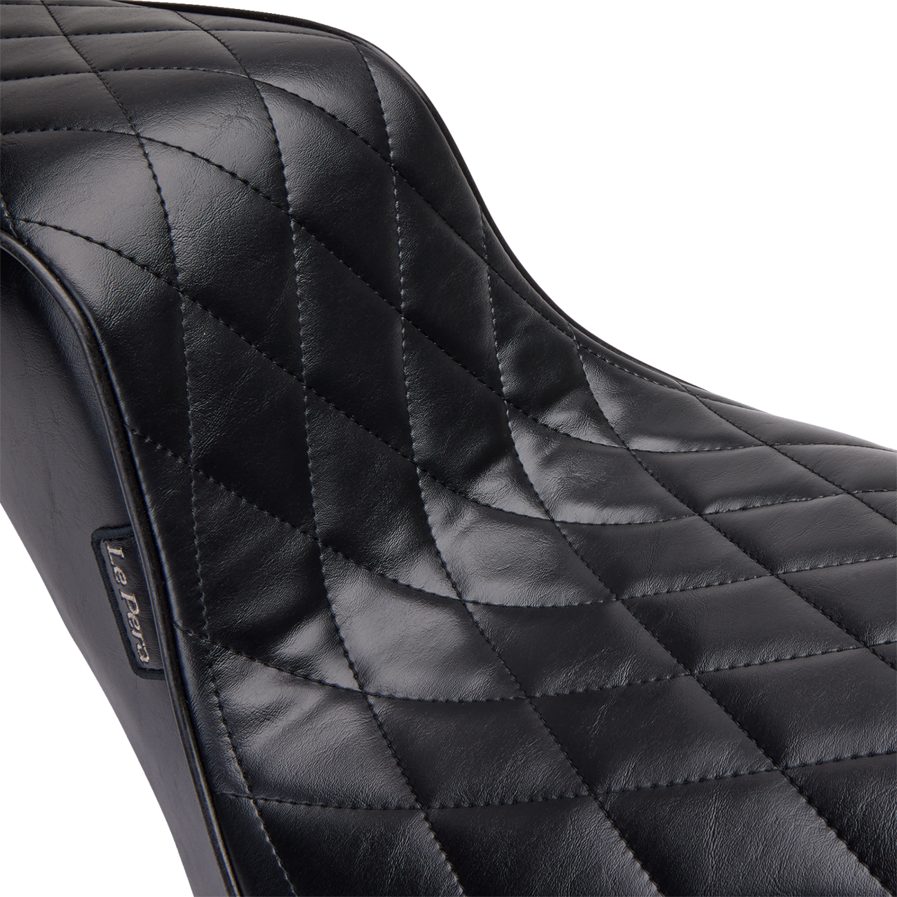 Le Pera Black Diamond Stitch Cherokee Seat 2018-2025 Harley Softail Street Bob