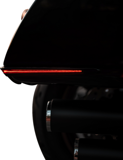 Custom Dynamics Red Lens LED Saddlebag Lights for 2018-2024 Harley Low Rider