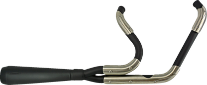 Trask Assault 2-1 Black Exhaust System fits 2018-2023 Harley Softail FLHC FXLRST