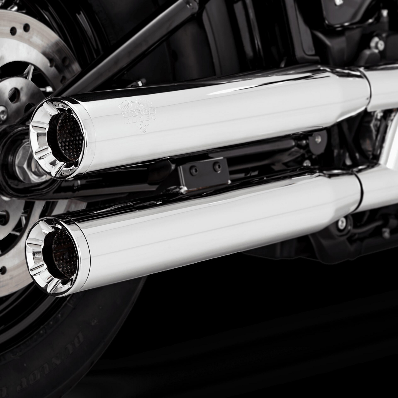 Vance & Hines Eliminator 300 PCX Slip On Mufflers for 2018-2023 Harley Softail