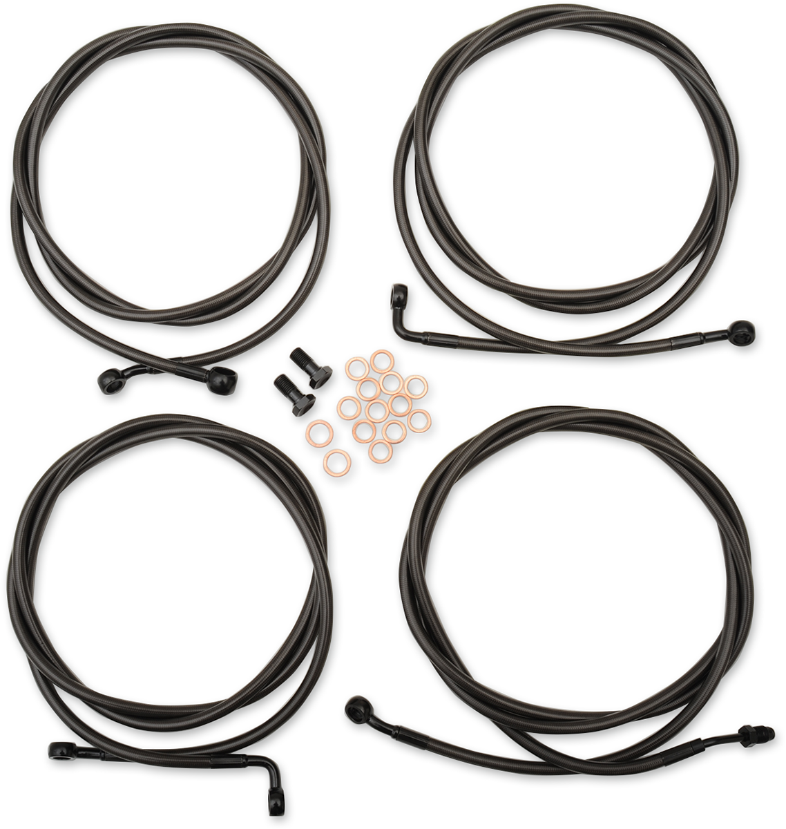La Choppers Midnight 12"-14" Ape Handlebar ABS Cable Kit 2017-20 Harley Touring