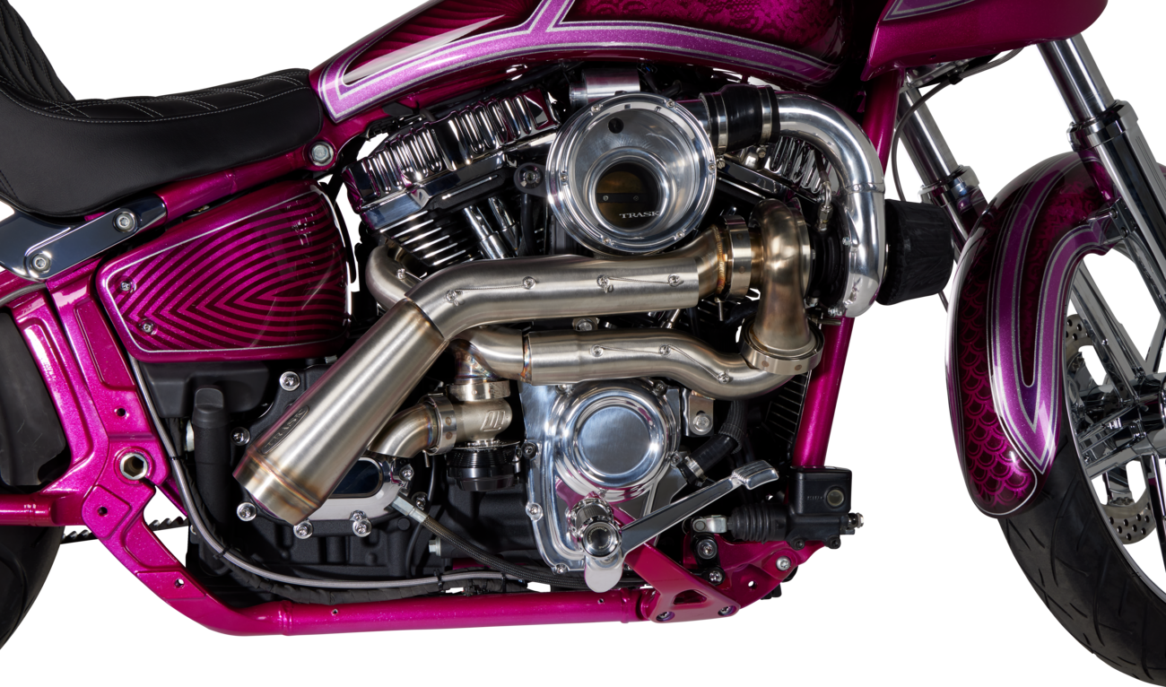 Trask  Brushed Tornado Turbo Performance Kit for 2017-2023 Harley Davidson M8