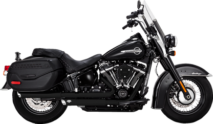 Vance & Hines Twin Slash PCX Slip On Mufflers 2018-2024 Harley Softail Heritage