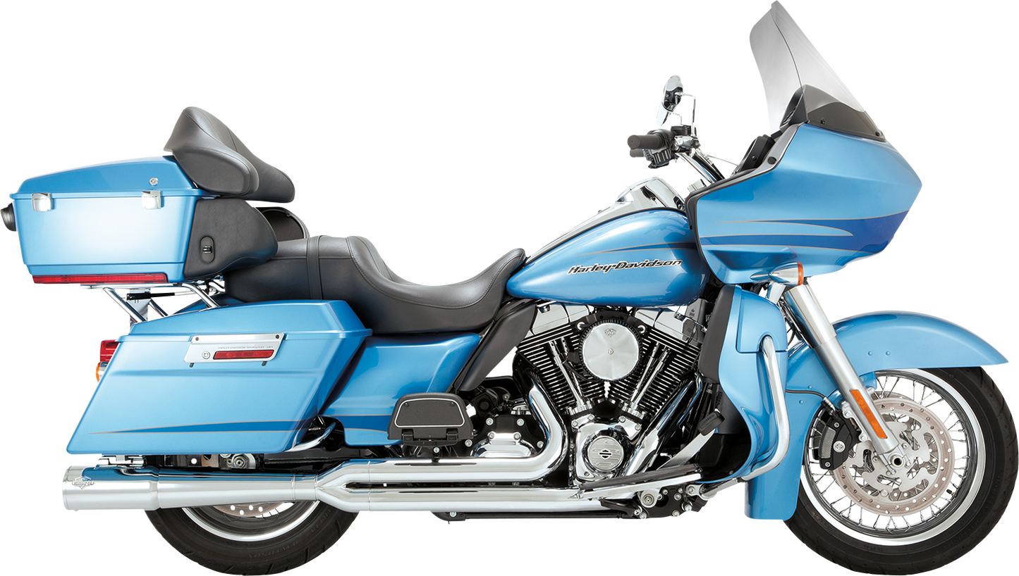 Vance & Hines Chrome 2-Into-1 Pro Pipe Exhaust System 2010-2016 Harley Touring