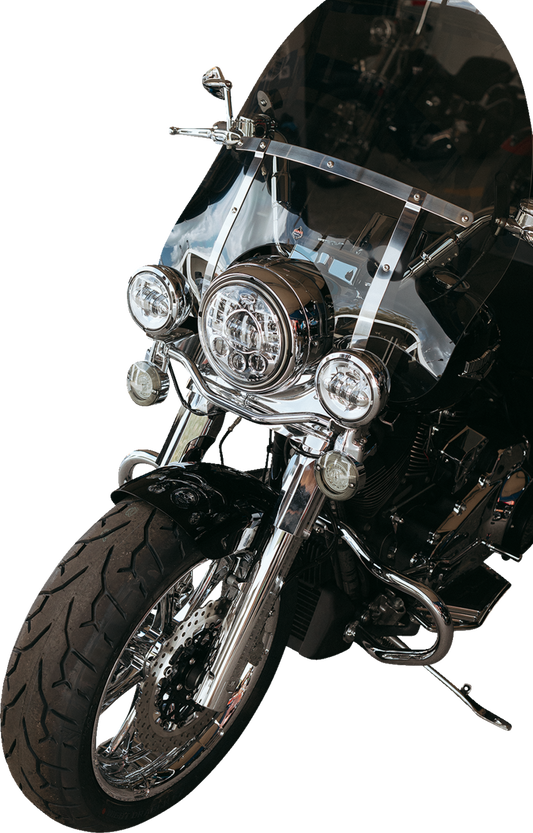Custom Dynamics ProBEAM 7" Chrome LED Adaptive Headlight 1984-2024 Harley