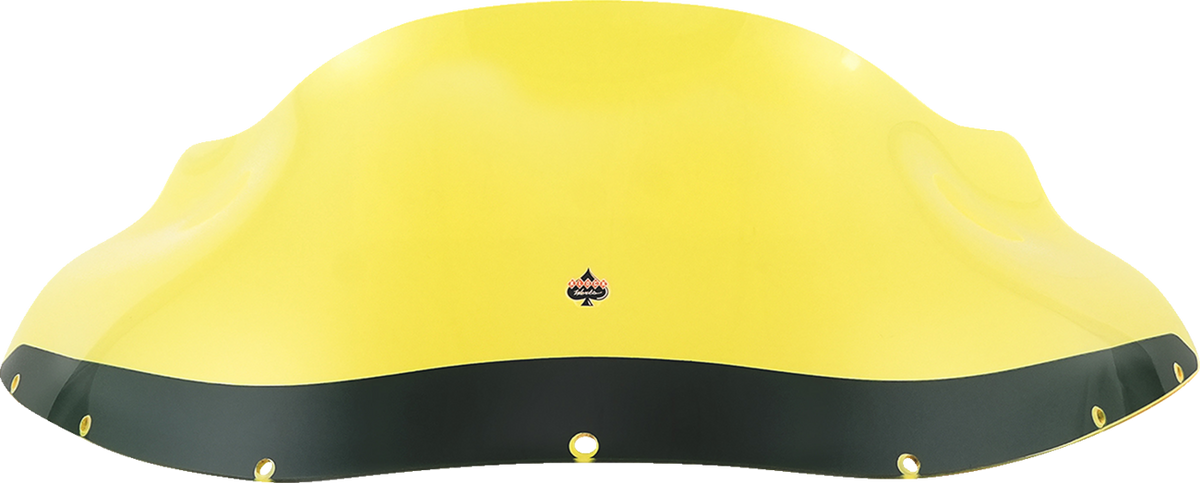 Klock Werks Kolor Flare 9" Yellow Ice Windshield fits Harley FXRP Style Fairing