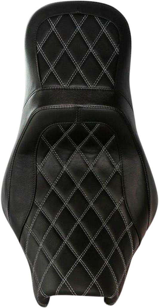 Danny Gray Weekday XL Diamond Air Cell Seat 2008-2024 Harley Touring FLHX FLHR