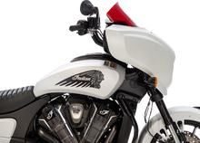 Klock Werks 9" Red Flare Windshield fits 2025-2026 Indian Powerplus Models