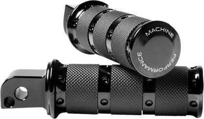 Performance Machine XLS Black Foot Pegs 2018-2022 Harley Softail FXFB FLSL FLHC