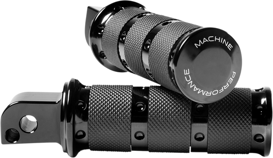 Performance Machine XLS Black Foot Pegs 2018-2022 Harley Softail FXFB FLSL FLHC