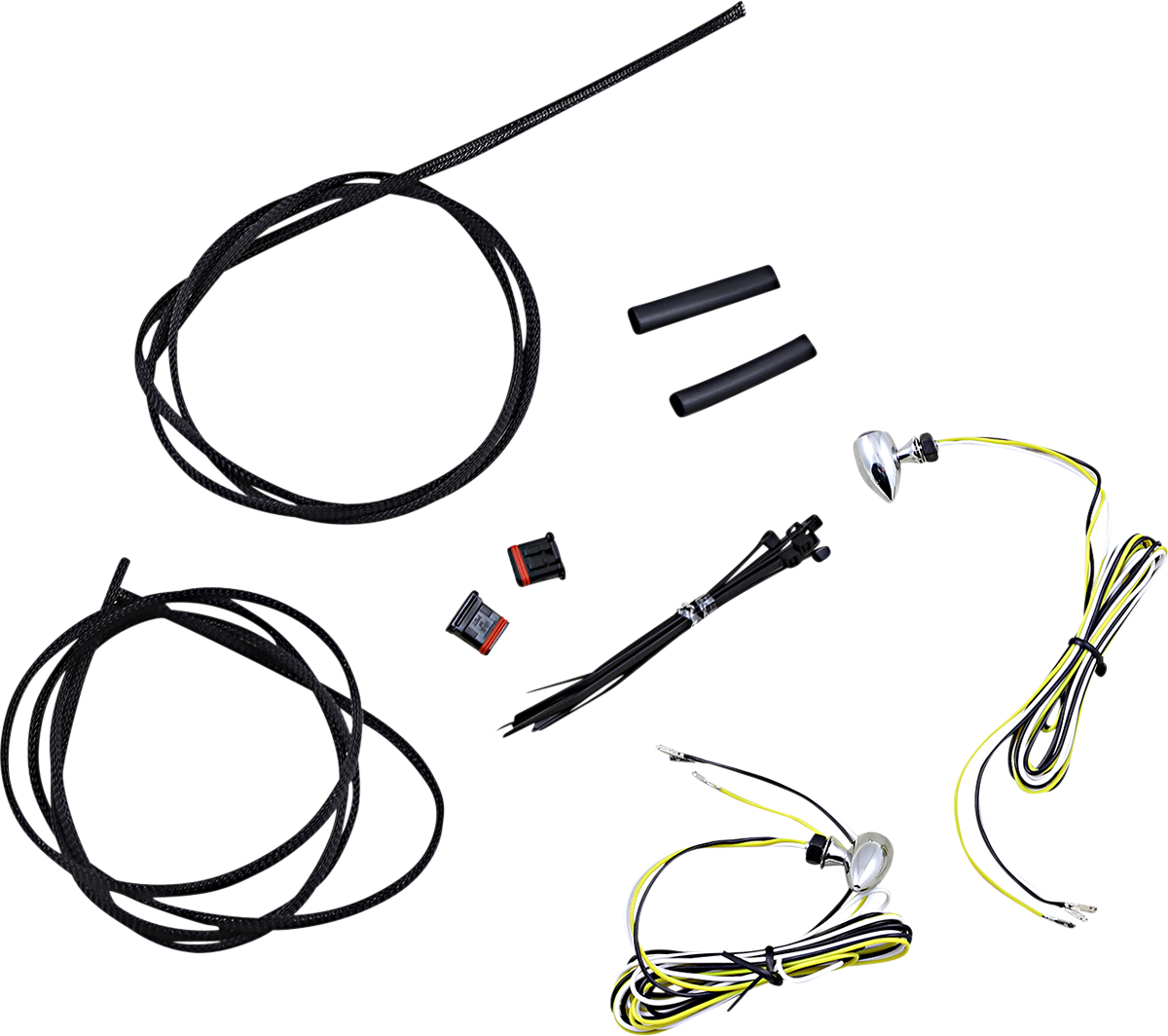 Custom Dynamics Micro Bullet Dual Amber White LED Turn Signals 1996-2022 Harley