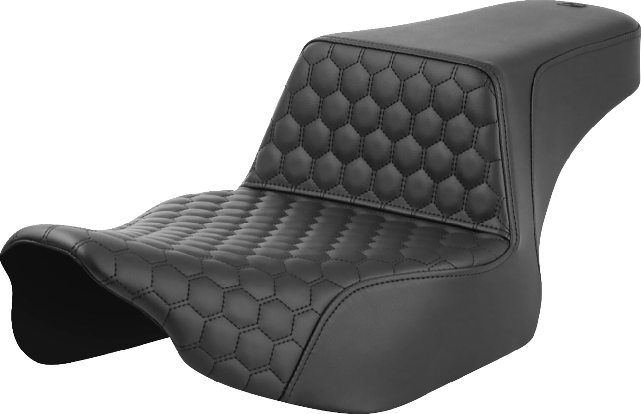 Saddlemen Step Up Black Honeycomb Extended Gel Seat for 2023-2025 Harley Touring