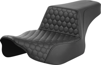 Saddlemen Step Up Black Honeycomb Extended Gel Seat for 2023-2025 Harley Touring