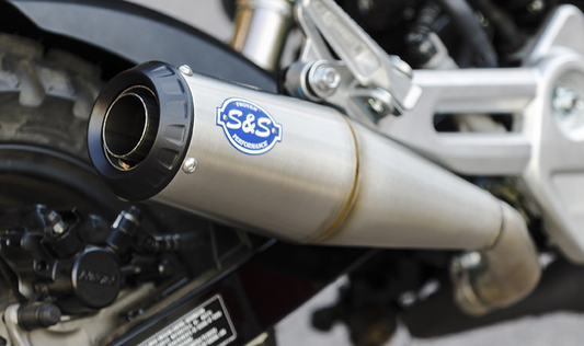 S&S Grand National Slip on Exhaust Muffler 2022 Honda Grom MSX125 Models
