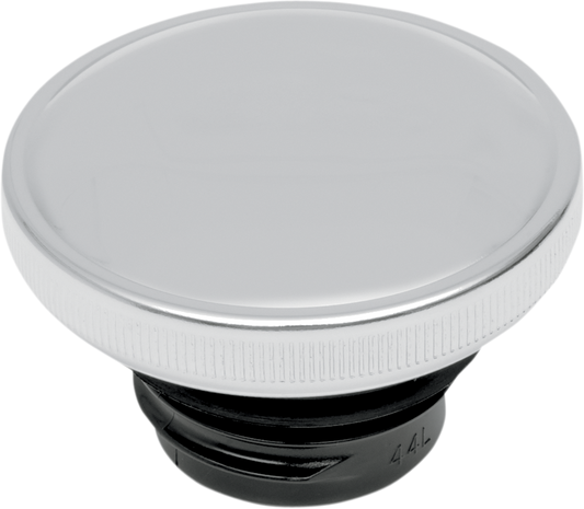 Drag Specialties Chrome Non-Vented Screw Gas Cap for 86-E96 Harley Dyna Softail