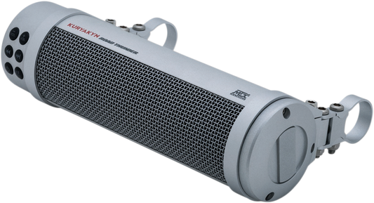Kuryakyn 2719 Road Thunder Silver 300w Handlebar Speaker Sound Bar for Harley