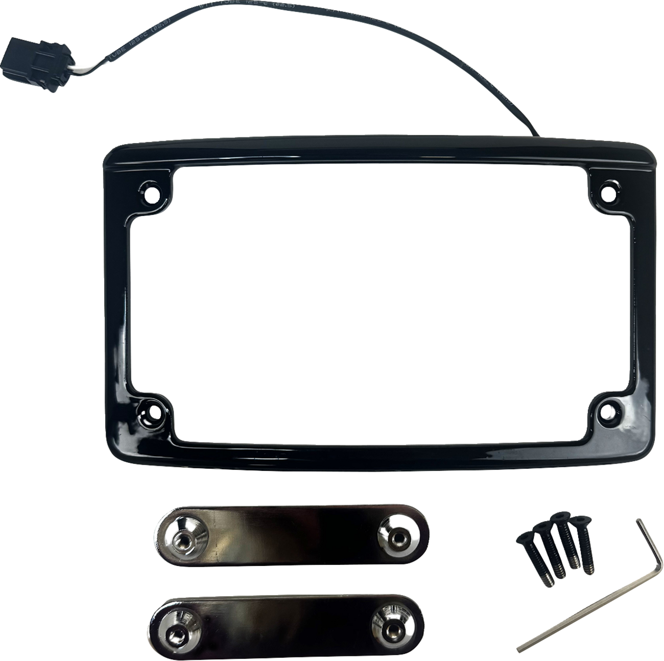 Custom Dynamics Radius LED License Plate Frame for 2023-2025 Harley Touring FLTR
