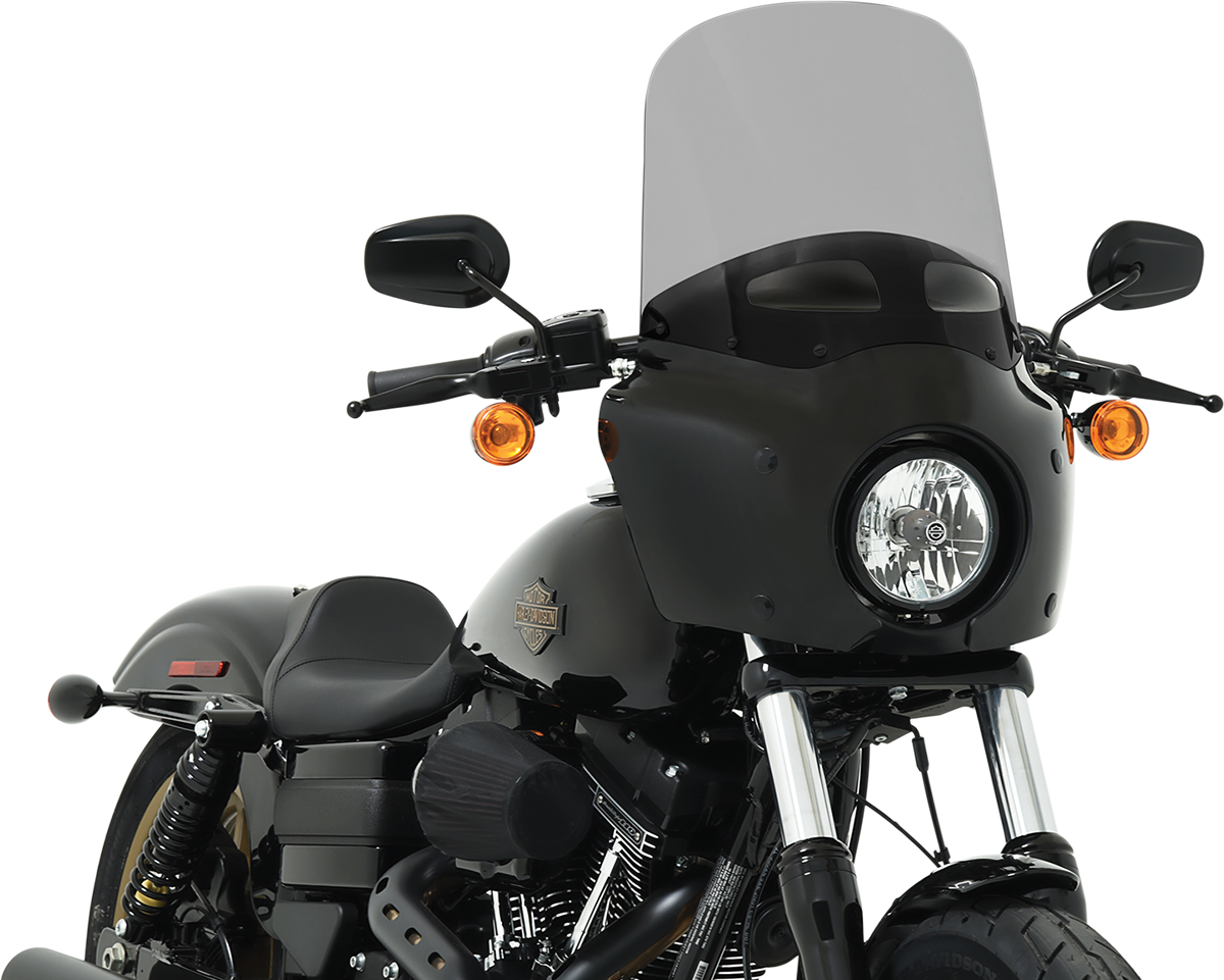 Memphis Shades 15" Road Warrior Fairing Black Smoke Vented Motorcycle Windshield