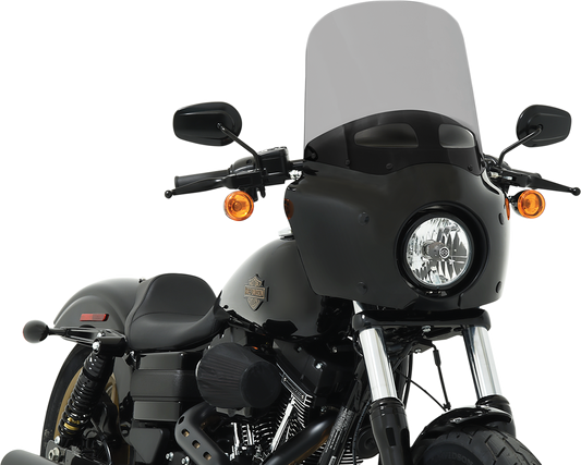 Memphis Shades 15" Road Warrior Fairing Black Smoke Vented Motorcycle Windshield