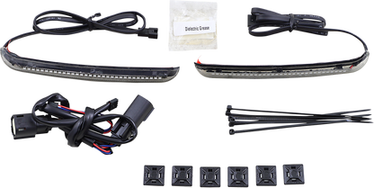 Ciro Rear Red LED Tour Blade Lights 2010-2013 for Harley Davidson Touring