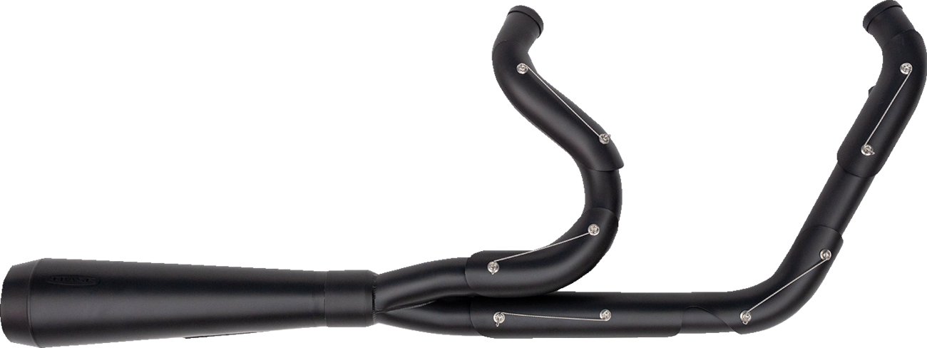 Trask Assault 2-1 Black Exhaust System fits 2006-2017 Harley Davidson Dyna FXD