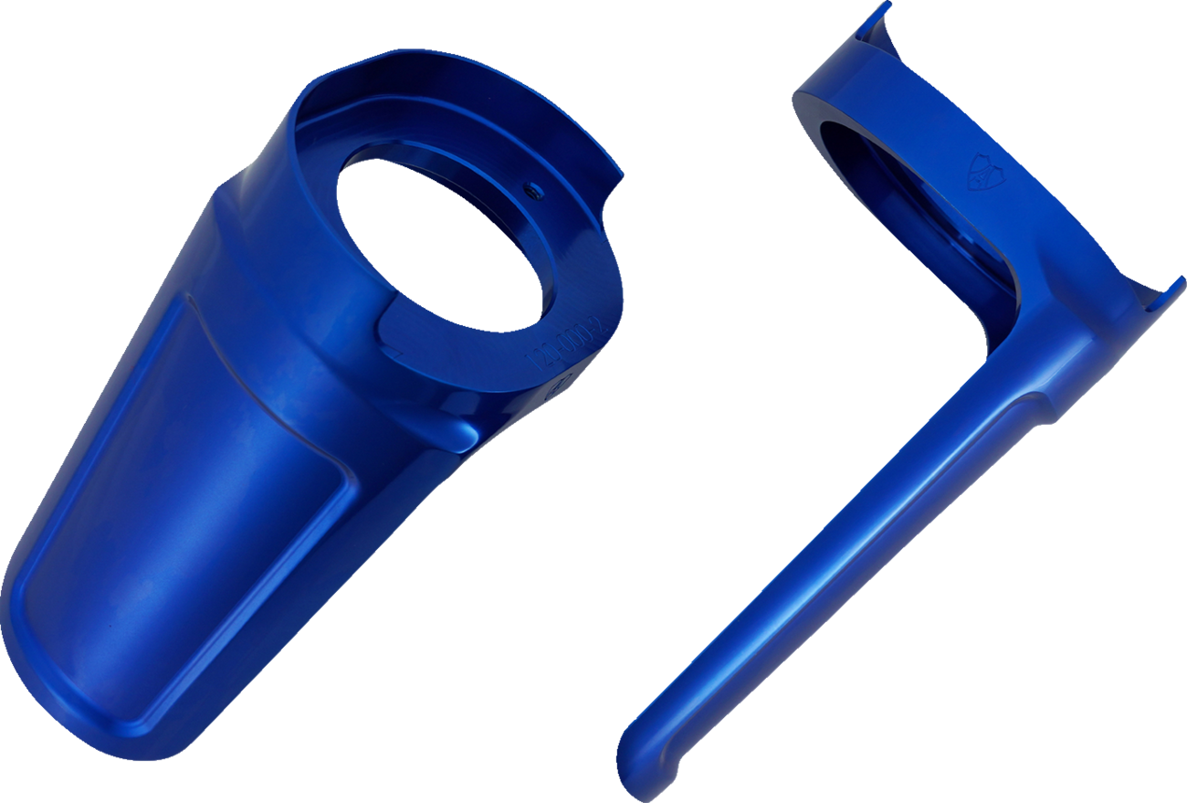 Arlen Ness Method Blue Fork Guards for 2014-2024 Harley Touring Bagger 120-019