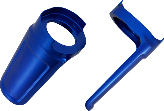Arlen Ness Method Blue Fork Guards for 2014-2024 Harley Touring Bagger 120-019