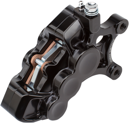 Arlen Ness Black 6-Piston Front Left Brake Caliper fits 2006-2025 Harley 14"