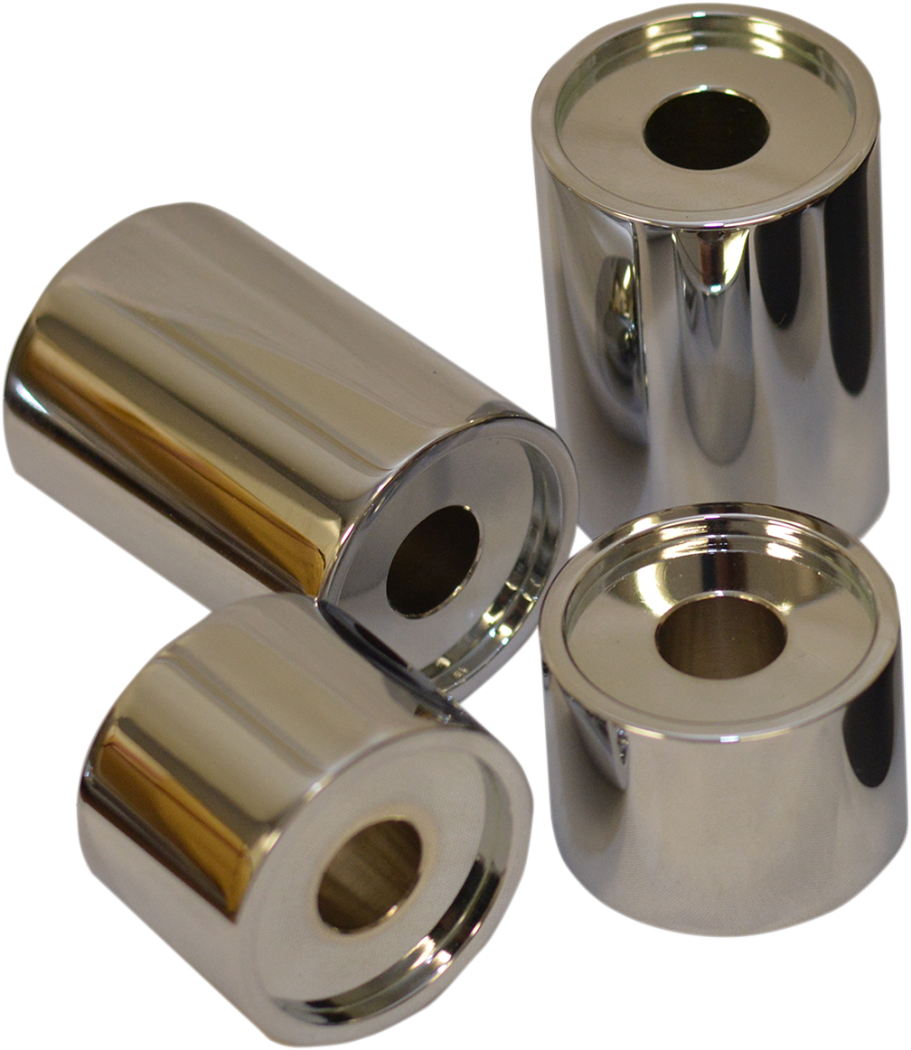 Wild 1 Chrome Universal Motorcycle 1 1/4" T-bar 2" Handlebar Riser for Harley