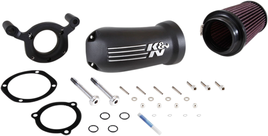 K&N Black Aircharger Air Cleaner Intake System for 2001-2017 Harley Touring Dyna