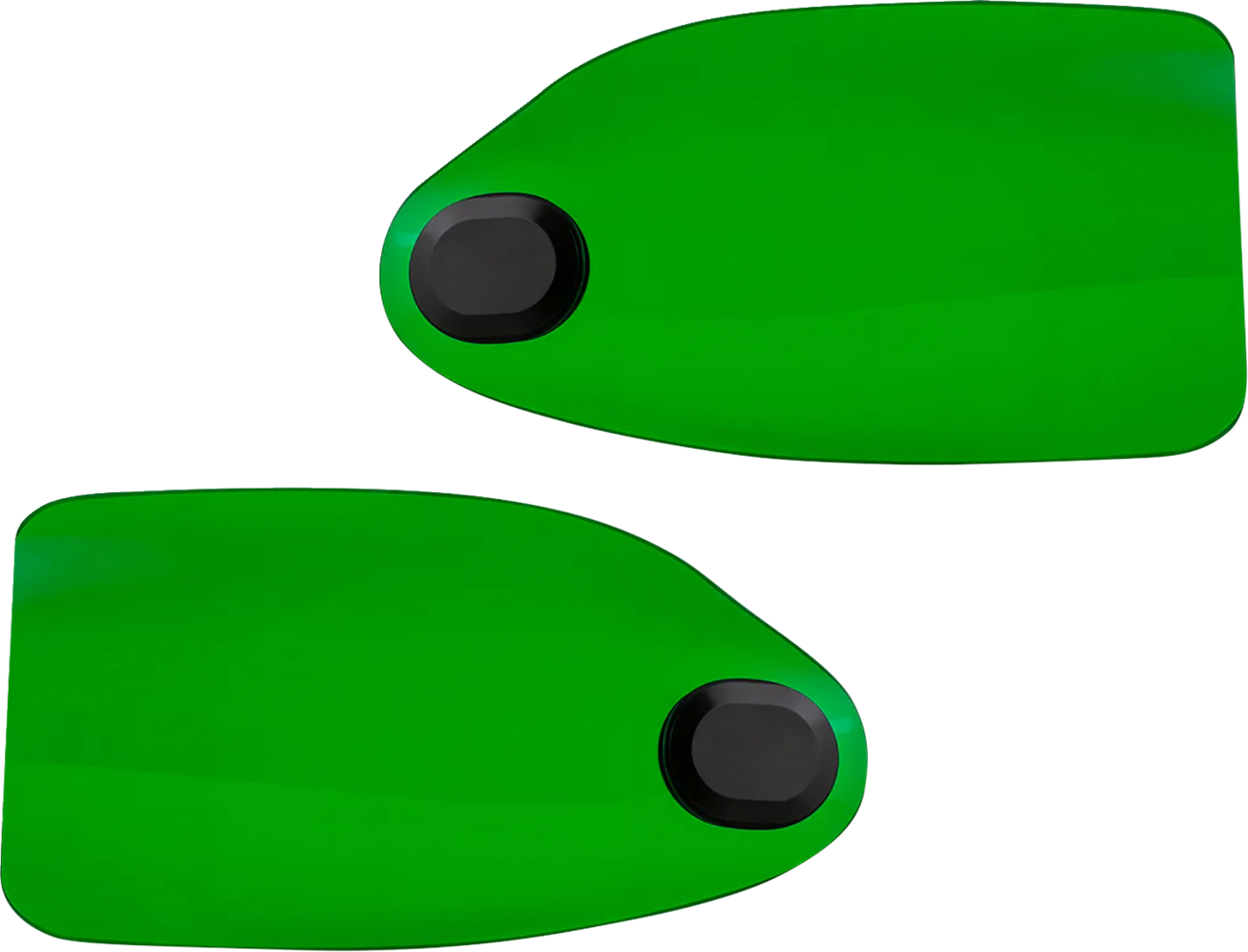 Klock Werks Flare Green Hand Guards fits 2023-2025 Harley Road Street Glide