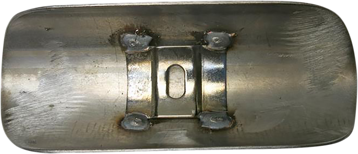 Bassani Partial Stainless Steel 5.5" x 2" Motorcycle Exhaust Heat Shield