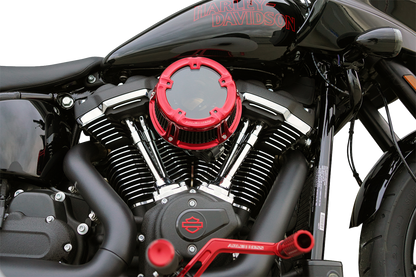 Arlen Ness Red Method Clear Series Air Cleaner Filter for 2023-2025 Harley M8